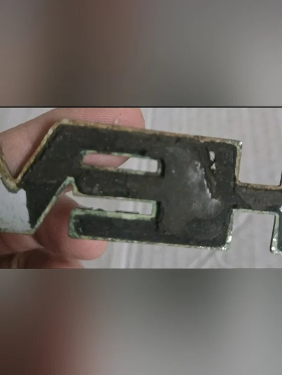 Black Raised Lettering Emblem - Picture 11 of 11